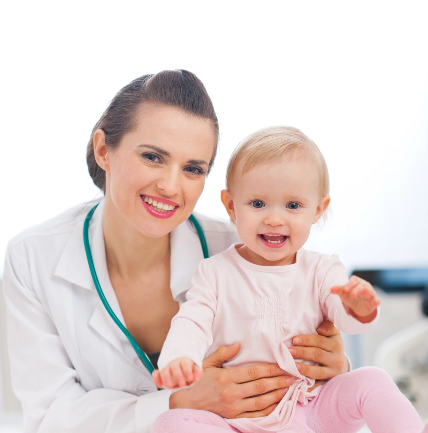Doctor with child patient