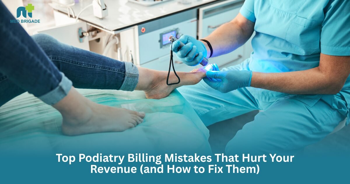 Top Podiatry Billing Mistakes That Hurt Your Revenue (and How to Fix Them)